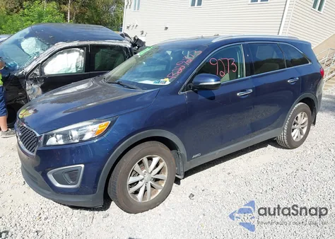 2018 Kia Sorento 2.4L Lx from USA, damaged, VIN 5XYPGDA36JG343613